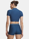 Under Armour Дамска тениска Under Armour HeatGear Crop Mock SS