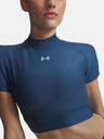 Under Armour Дамска тениска Under Armour HeatGear Crop Mock SS
