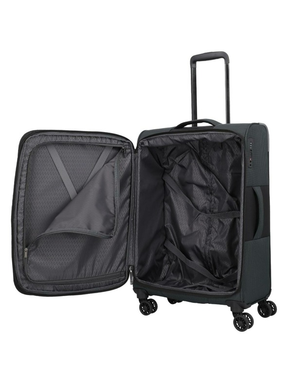 Travelite Пътнически куфар Travelite Corsiica M Черно