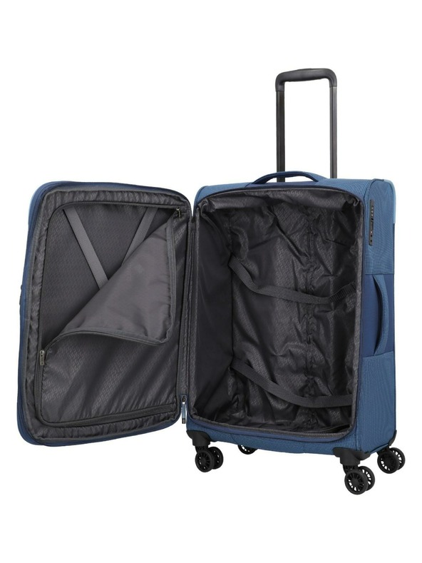 Travelite Пътнически куфар Travelite Corsiica M Синьо