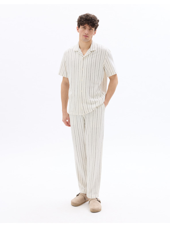 Celio Риза Nastripe7 с къс ръкав