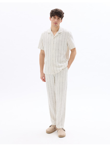 Celio Риза Nastripe7 с къс ръкав