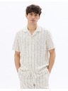 Celio Риза Nastripe7 с къс ръкав