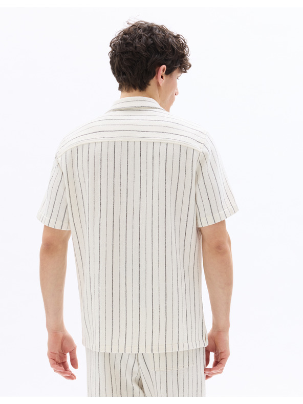 Celio Риза Nastripe7 с къс ръкав