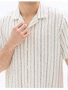 Celio Риза Nastripe7 с къс ръкав