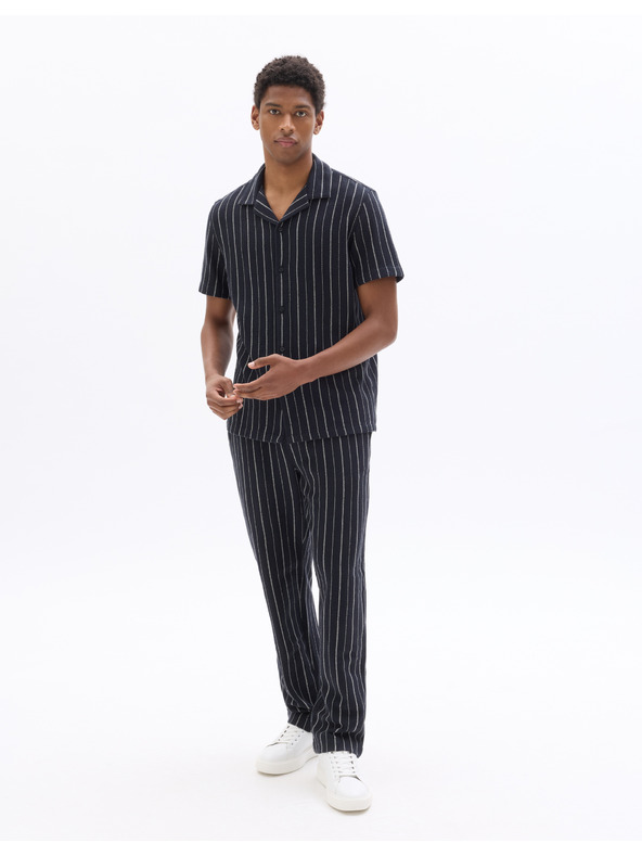 Celio Риза Nastripe7 с къс ръкав