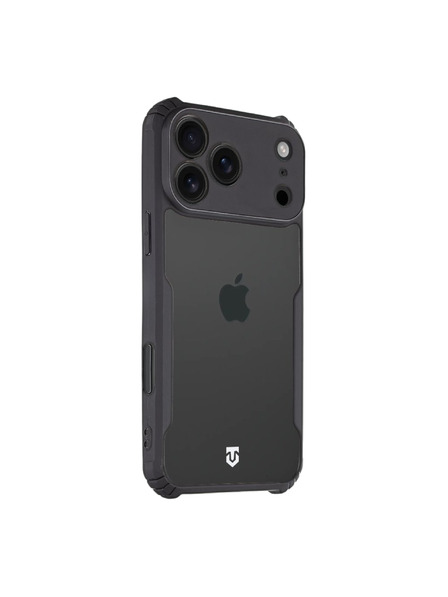 Tactical Tactical Quantum Stealth Кейс за Apple iPhone 17 Pro Max Clear/Black