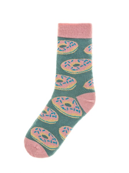 Funky Steps Funky Steps дамски чорапи с мотив понички FSC046