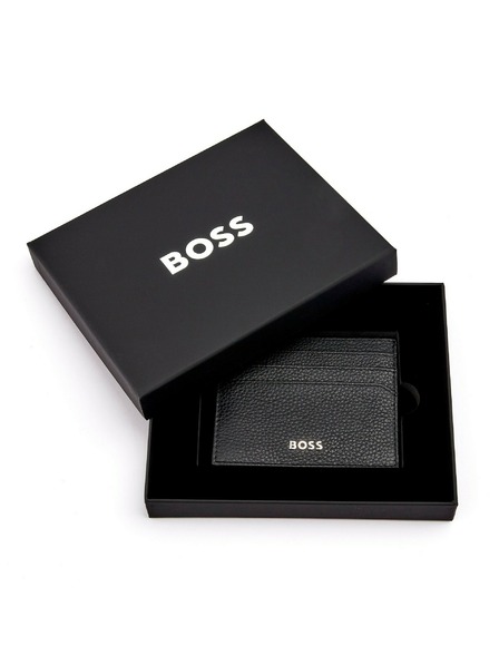 Hugo Boss Черен кожен калъф за карти Hugo Boss Classic HLC416A