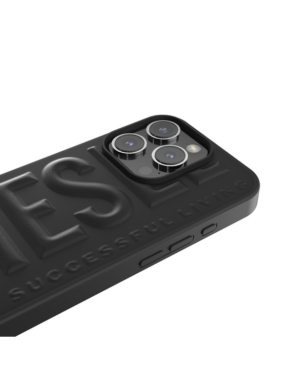 Diesel Diesel 3D калъф за iPhone 16 Pro Бисквитка черен 60210