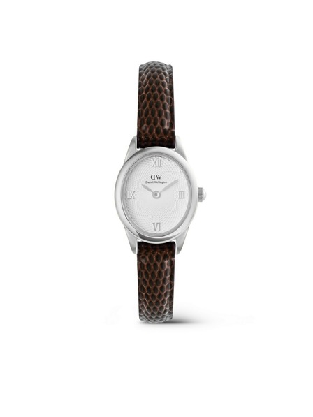Daniel Wellington Дамски часовници Daniel Wellington Ophelia Mini Lizard Guilloché кожени DW00100888