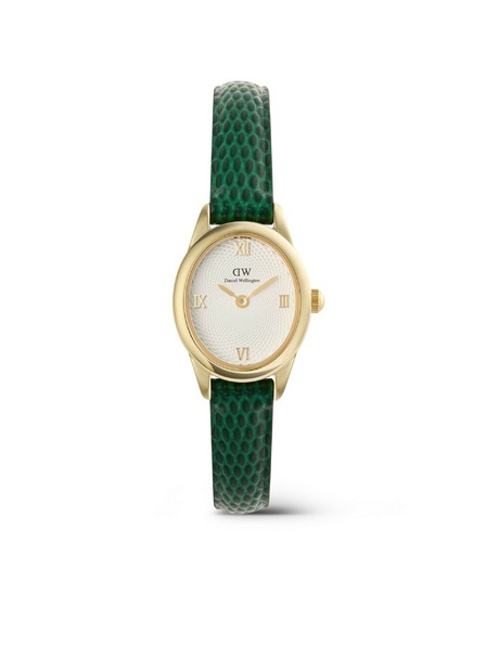 Daniel Wellington Дамски часовници Daniel Wellington Ophelia Mini Lizard Guilloché кожени DW00100892