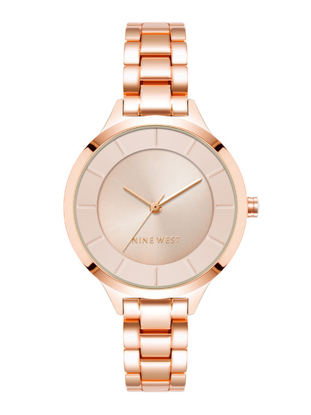 Nine West	 Дамски кръгли часовници Nine West NW/2224LPRG