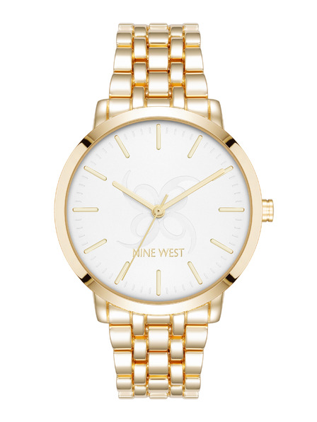 Nine West	 Дамски кръгли часовници Nine West NW/3060SVGB