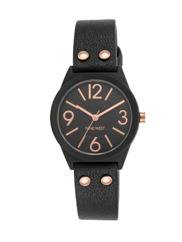 Nine West	 Nine West дамски часовници кръгли NW/1932BKRG