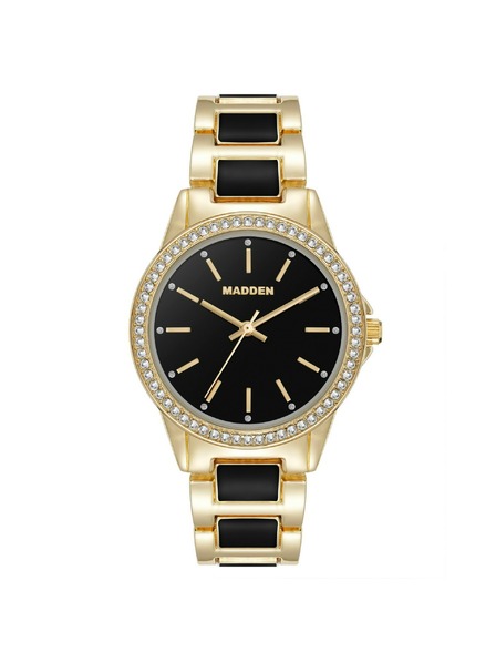 Steve Madden Дамски кръгли часовници Steve Madden SM/8108BKGPM