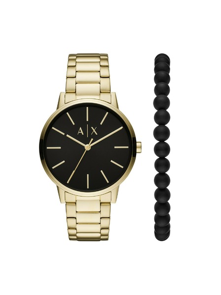 Armani Exchange Подаръчен комплект часовник и гривна Armani Exchange CAYDE AX7119