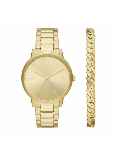 Armani Exchange Мъжки подаръчен комплект часовник и гривна Armani Exchange Cayde AX7144SET