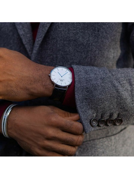 Daniel Wellington Мъжки часовник Daniel Wellington Classic Sheffield Silver DW00100053