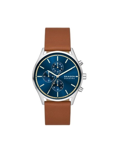 Skagen Мъжки кръгъл часовник Skagen Holst Chronograph SKW6916