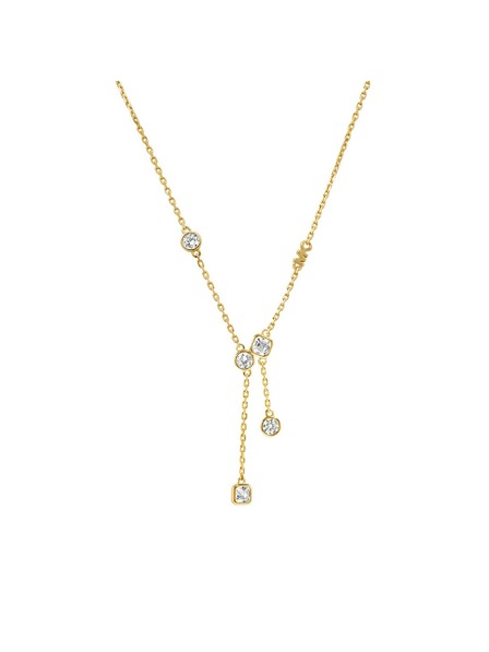 Michael Kors Сребърно позлатено колие Michael Kors MKC1769710