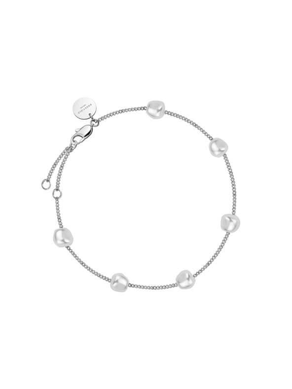 Rosefield Гривна Rosefield сребриста Multi Pearl JBLPS-J604