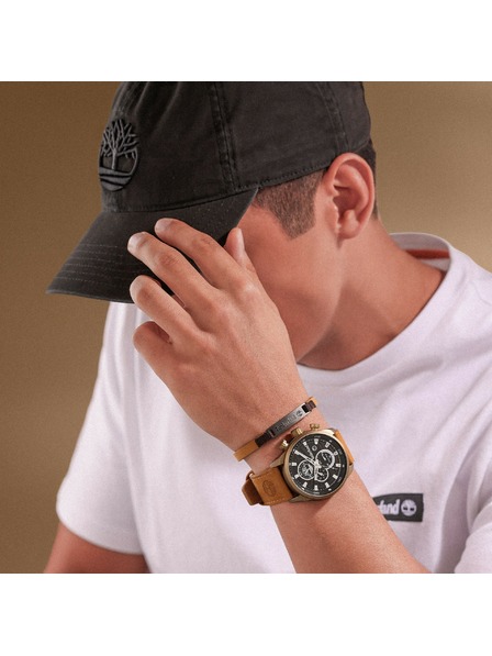 Timberland Timberland мъжка кожена гривна светлокафява TDAGB0002202