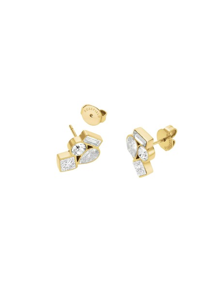Rosefield Дамски позлатени обеци Rosefield JECCG-J1170