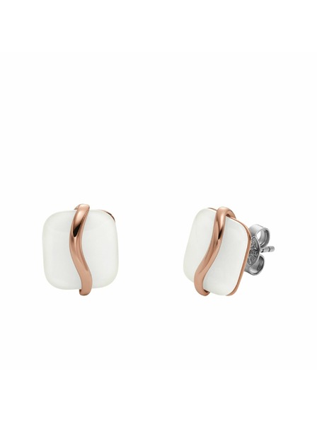 Skagen Дамски розовозлатни позлатени обеци Skagen SKJ1817791