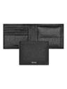Hugo Boss Мъжко черно кожено портмоне Hugo Boss Classic HLM416A