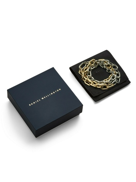 Daniel Wellington Дамско стоманено колие Daniel Wellington Two Tone Link DW00401977