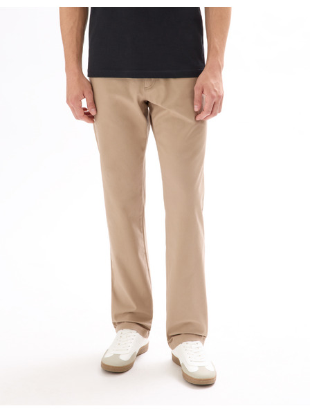 Celio Бежови мъжки панталони тип "чино" Celio