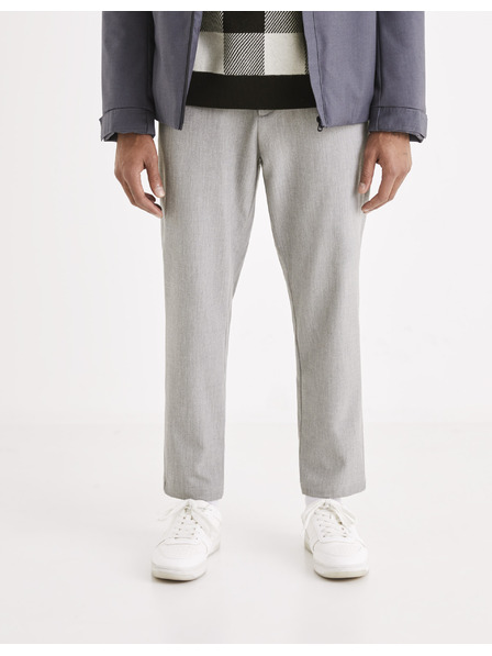 Celio Сиви мъжки панталони Celio 24H Avoclair