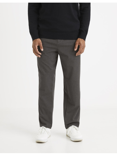Celio Сиви мъжки панталони с къси ръкави Celio