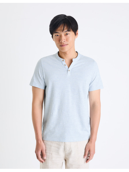 Celio Светлосиня мъжка риза Celio henley Cegeti