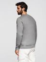 Ombre Clothing Мъжки суитшърт BASIC с кръгло деколте - сив Ombre Clothing