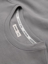 Ombre Clothing Мъжки суитшърт BASIC с кръгло деколте - сив Ombre Clothing