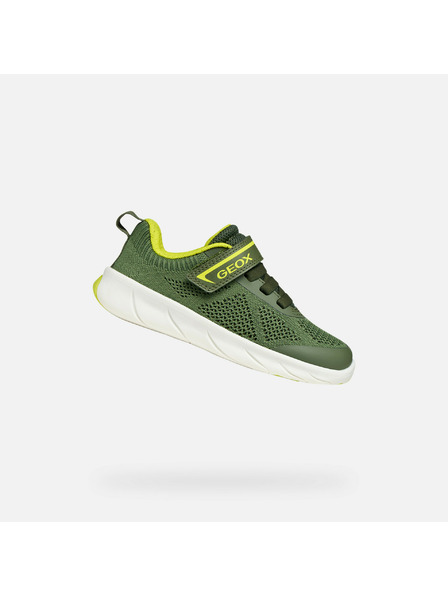 Geox Зелени детски тенис обувки Geox Foot-Run