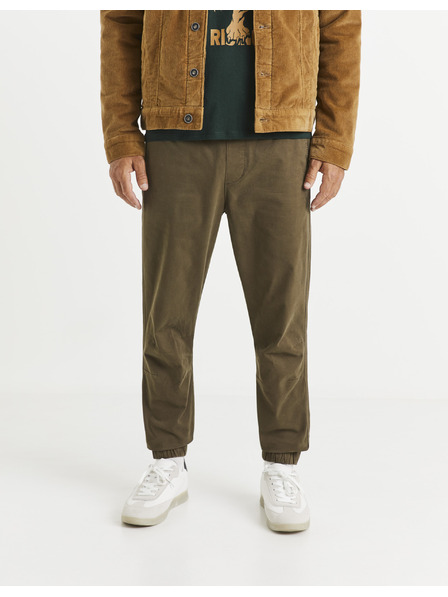 Celio Мъжки панталони в цвят каки Celio
