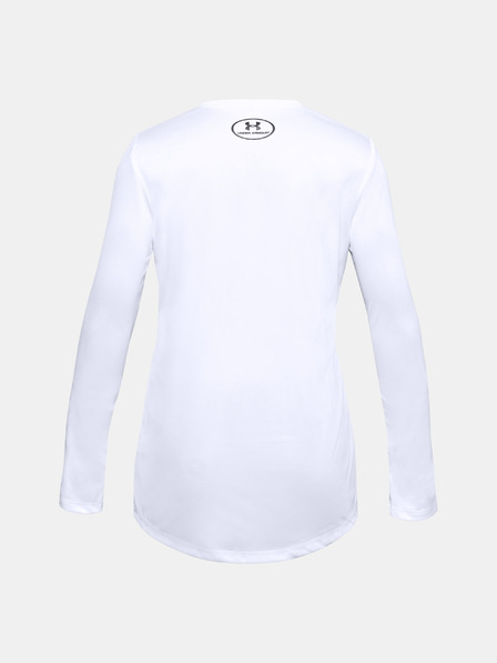 Under Armour Girls Under Armour Tech Graphic Big Logo LS T-Shirt