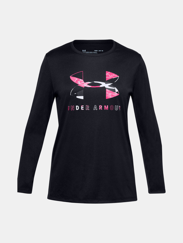 Under Armour Момичешка тениска Under Armour Tech Graphic Big Logo LS T-Shirt