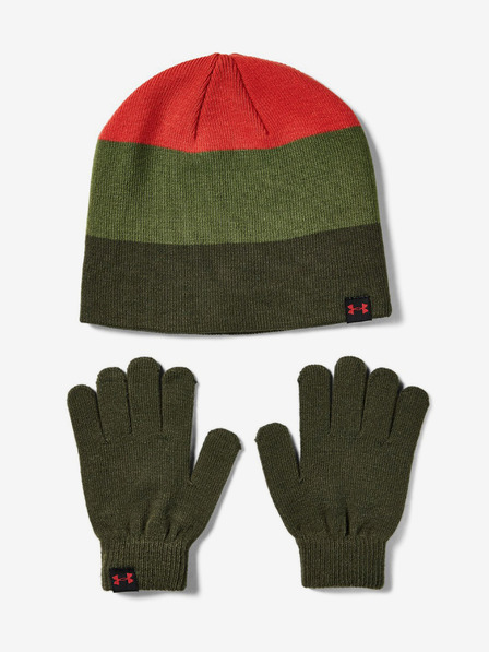Under Armour Момчешка шапка и ръкавици Under Armour Boys Beanie Glove Combo