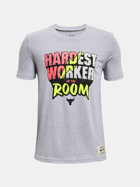 Under Armour Момчешка тениска Under Armour Project Rock HWITR SS