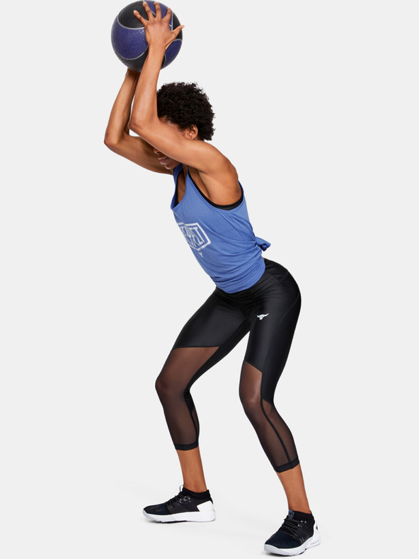 Under Armour Дамски потник Under Armour PROJECT ROCK WHISPERLIGHT TIE BACK TANK