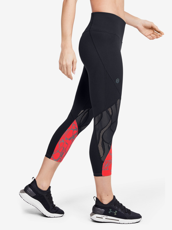 Under Armour Дамски компресионни легинси Under Armour Rush Vent Iridescent Graphic Cro
