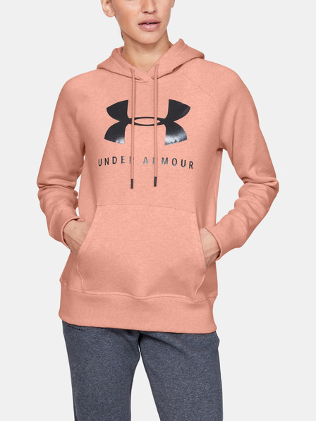 Under Armour Дамски суитшърт Under Armour Rival Fleece Sportstyle Graphic Hoodie
