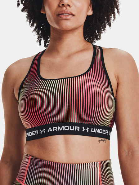 Under Armour Under Armour Женски сутиен с кръстосани гърбове Mid Print