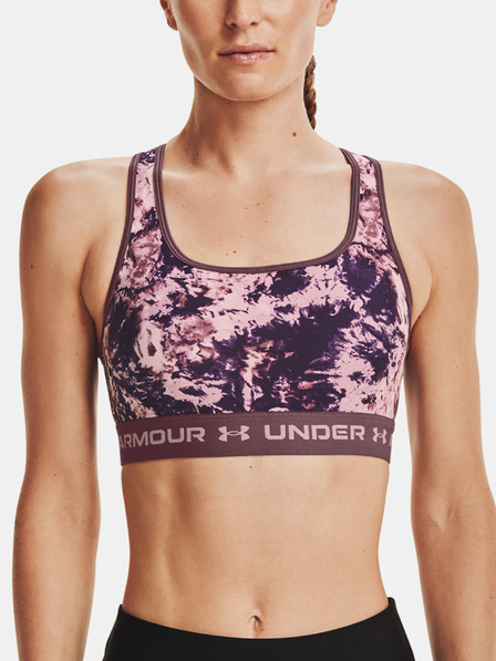 Under Armour Under Armour Женски сутиен с кръстосани гърбове Mid Print
