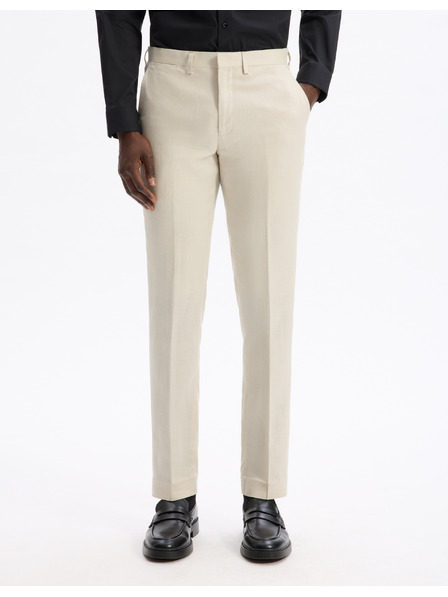 Celio Ленен панталон за костюм Bohot2 Celio