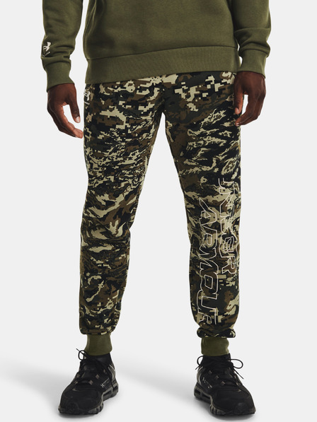 Under Armour Мъжки спортни панталони Under Armour RIVAL FLC CAMO SCRIPT JGR